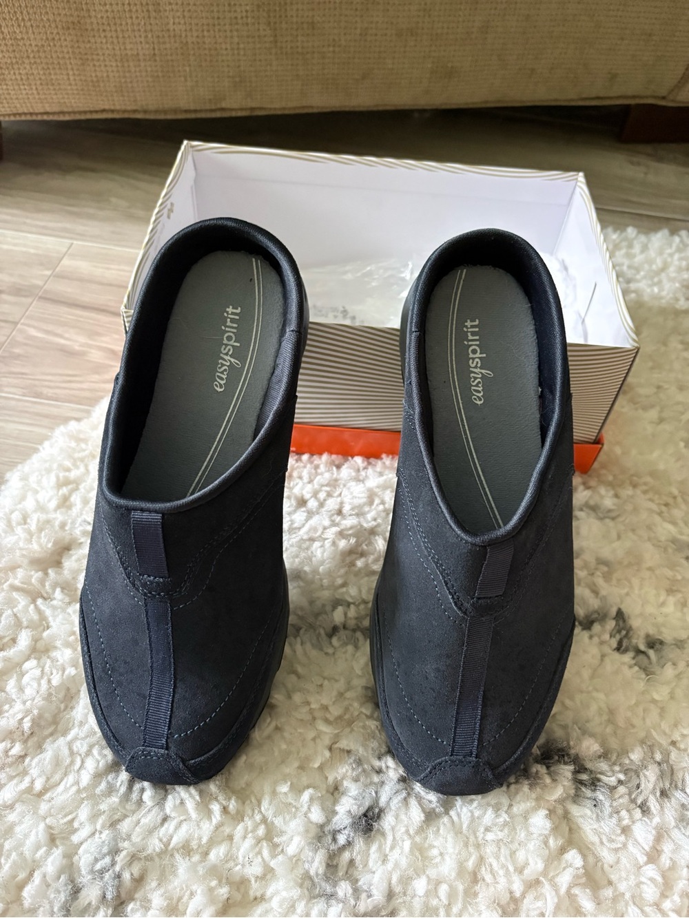 Easy Spirit Women’s Slip-On Loafers - Blue Sz 9